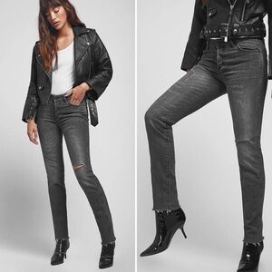 ANINE BING Kara Skinny Jean in Charcoal